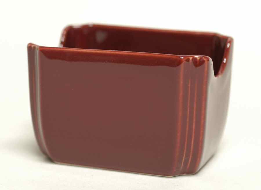 Fiesta Cinnabar (Intro 2000) Sweetener Holder by Homer Laughlin -1
