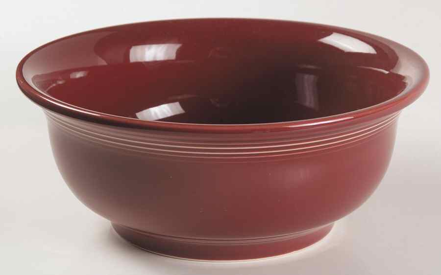 Fiesta Cinnabar (Intro 2000) 8" Mixing Bowl by Homer Laughlin -1