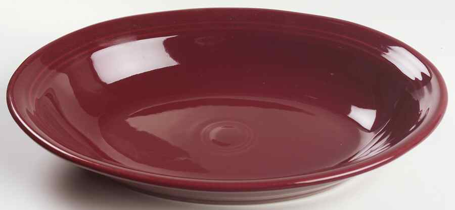 Fiesta Cinnabar (Intro 2000) 12" Oval Vegetable Bowl by Homer Laughlin -1