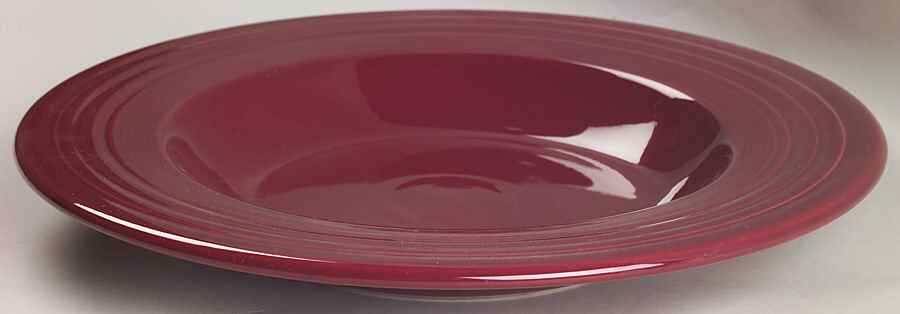 Fiesta Cinnabar (Intro 2000) 12" Individual Pasta Bowl by Homer Laughlin -1