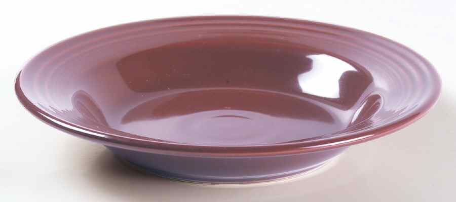 Fiesta Cinnabar (Intro 2000) Large Rim Soup Bowl by Homer Laughlin -1