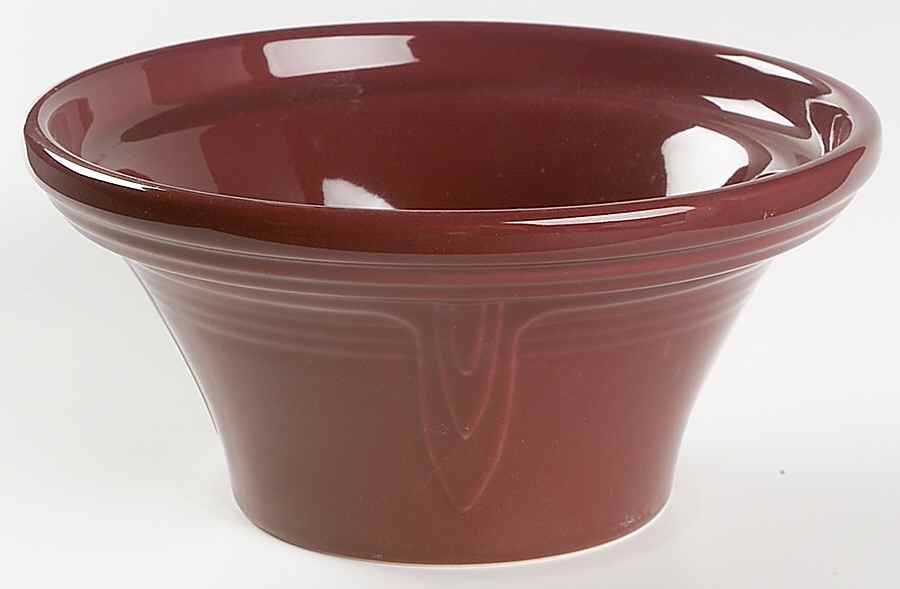 Fiesta Cinnabar (Intro 2000) Hostess Bowl by Homer Laughlin -1