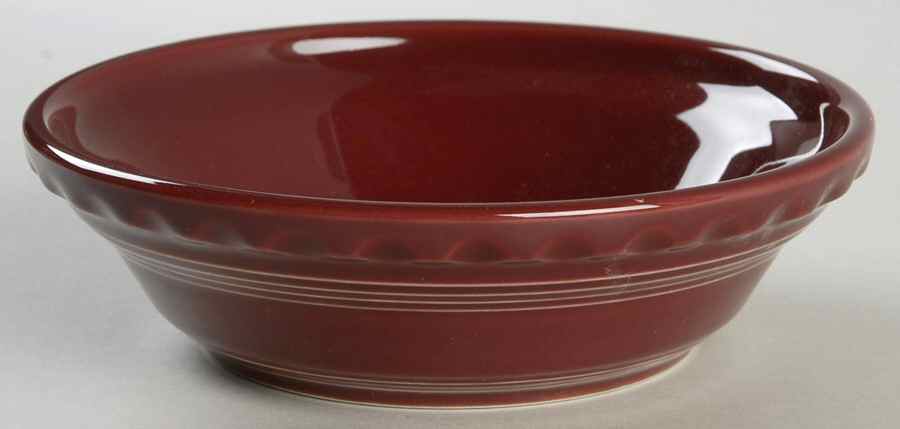 Fiesta Cinnabar (Intro 2000) 6" Pie Baking Plate by Homer Laughlin -1