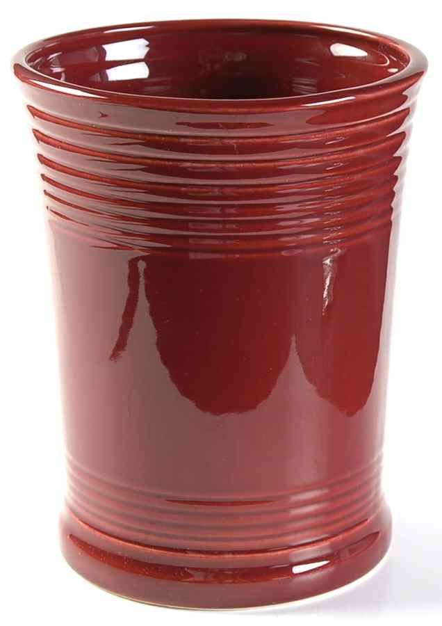 Fiesta Cinnabar (Intro 2000) Utensil Holder by Homer Laughlin -1
