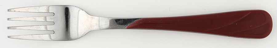 Fiesta Cinnabar (Intro 2000) Individual Salad Fork by Homer Laughlin -1