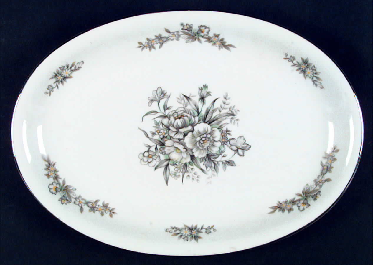 HIR30 12" Oval Serving Platter by Hira China-1