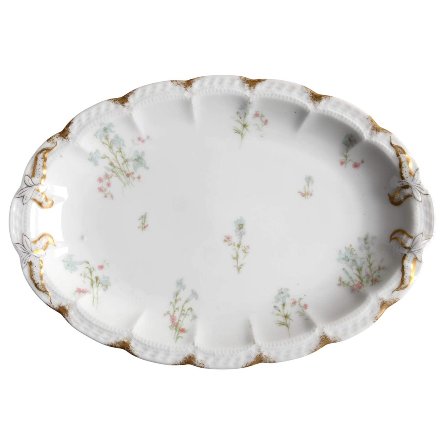 Schleiger 229a 11" Oval Serving Platter by Haviland-1