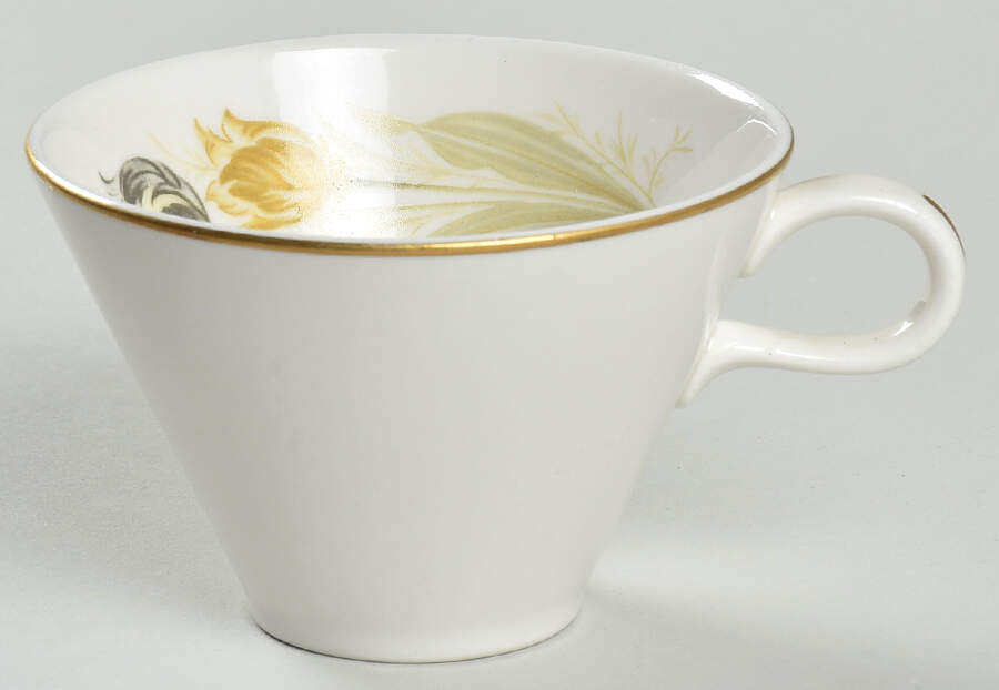 Plume Flat Cup by Homer Laughlin -1