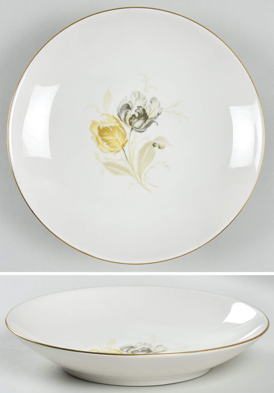 Plume Large Coupe Soup Bowl by Homer Laughlin -1