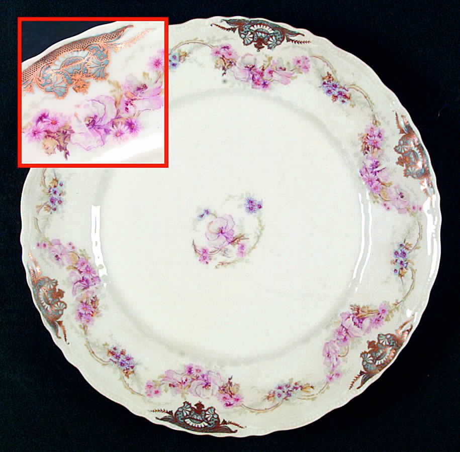 Schleiger 1066-1 Dinner Plate by Haviland-1