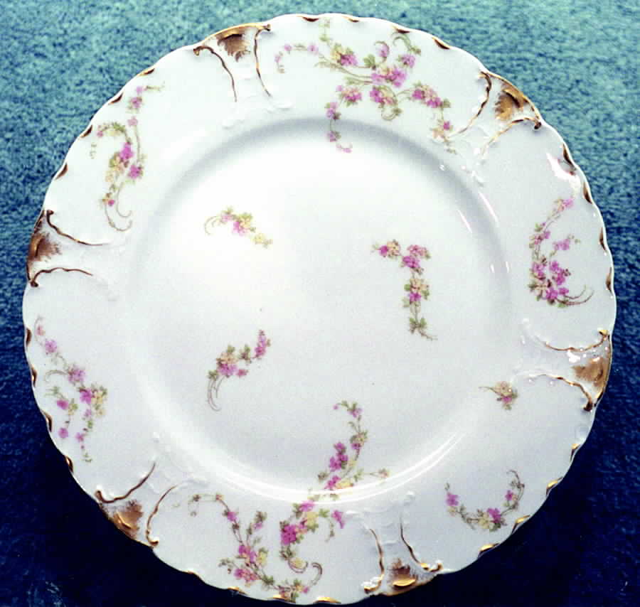 Schleiger 233i Dessert/Pie Plate by Haviland-1