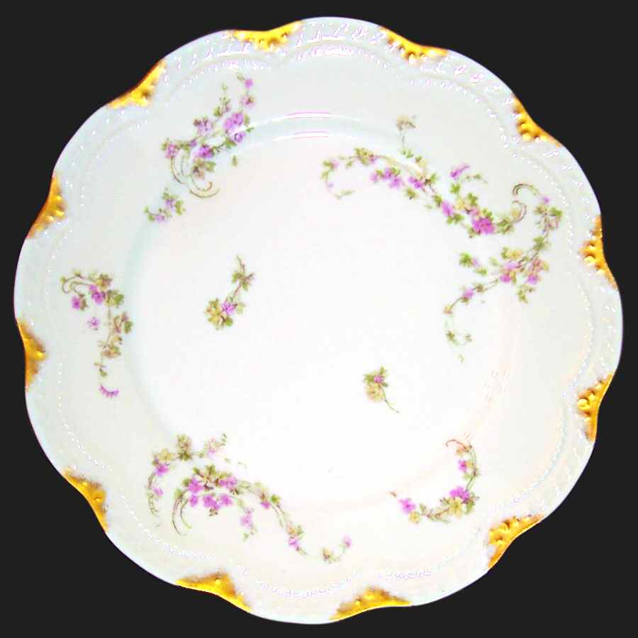 Schleiger 233k Dinner Plate by Haviland-1