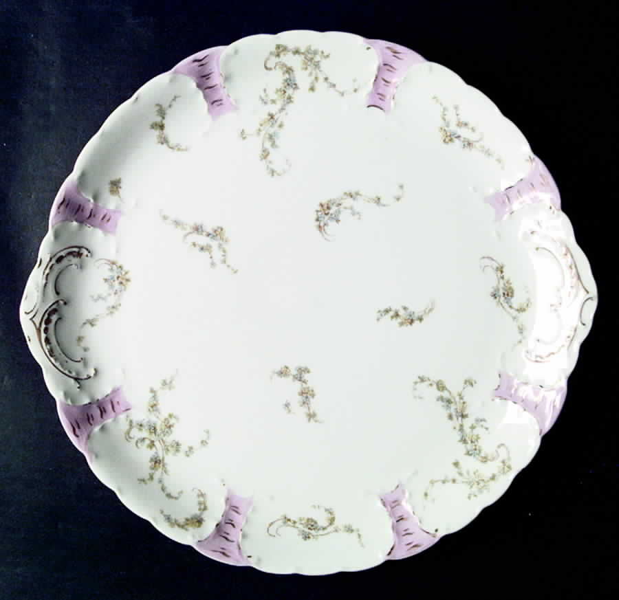 Schleiger 233l Handled Cake Plate by Haviland-1