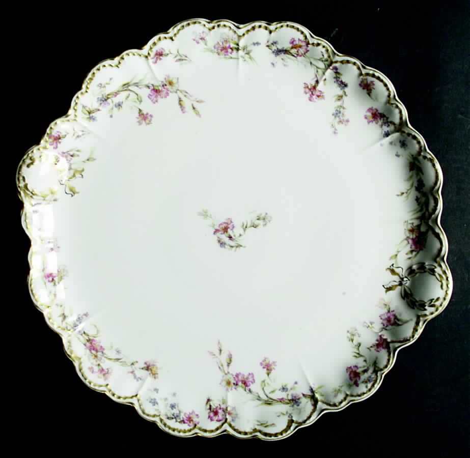 Schleiger 240d Handled Cake Plate by Haviland-1