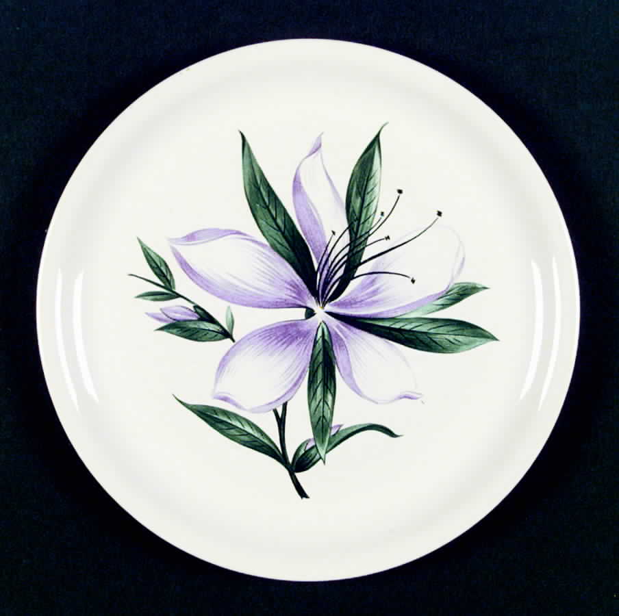 Hawaii (Debutante) Dinner Plate by Homer Laughlin -1