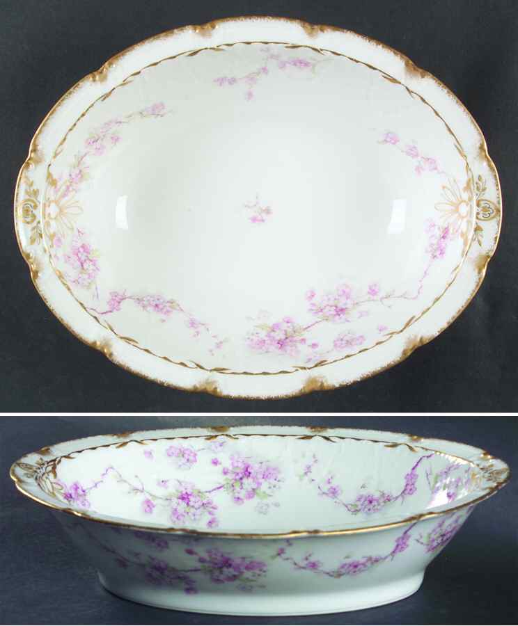 Schleiger 248jz 10" Oval Vegetable Bowl by Haviland-1