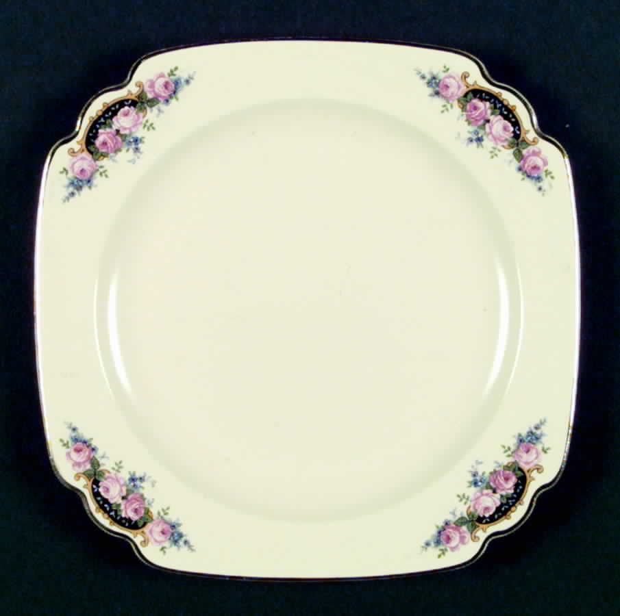 Rose Medallion Dinner Plate by Homer Laughlin -1