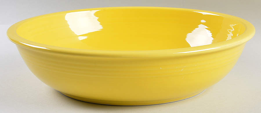 Fiesta Sunflower (Intro 2001) Chip Bowl/Plate for Chip & Dip Set by Homer Laughlin -1