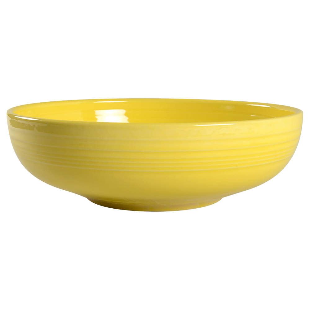 Fiesta Sunflower (Intro 2001) 10" Bistro Bowl by Homer Laughlin -1