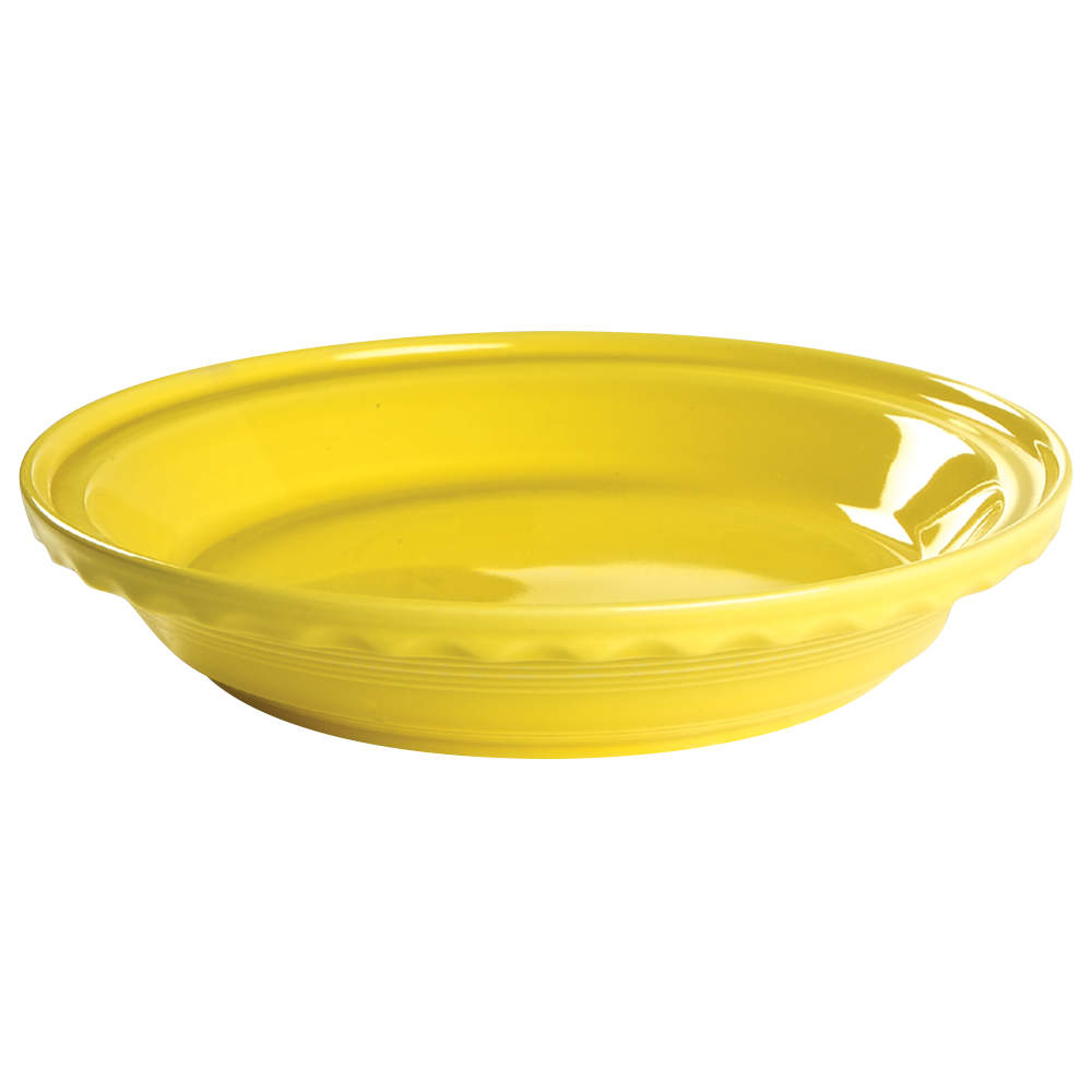 Fiesta Sunflower (Intro 2001) 10" Pie Baking Plate by Homer Laughlin -1