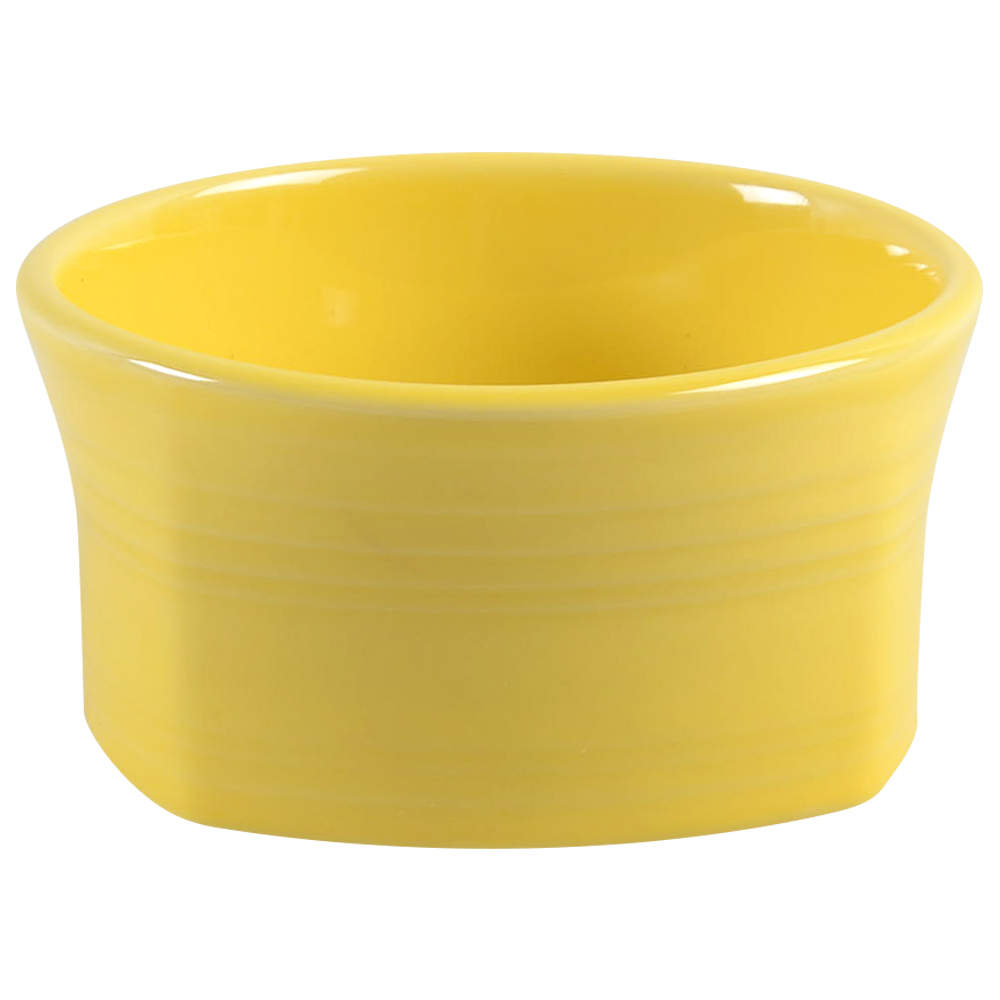 Fiesta Sunflower (Intro 2001) Square Soup/Cereal Bowl by Homer Laughlin -1