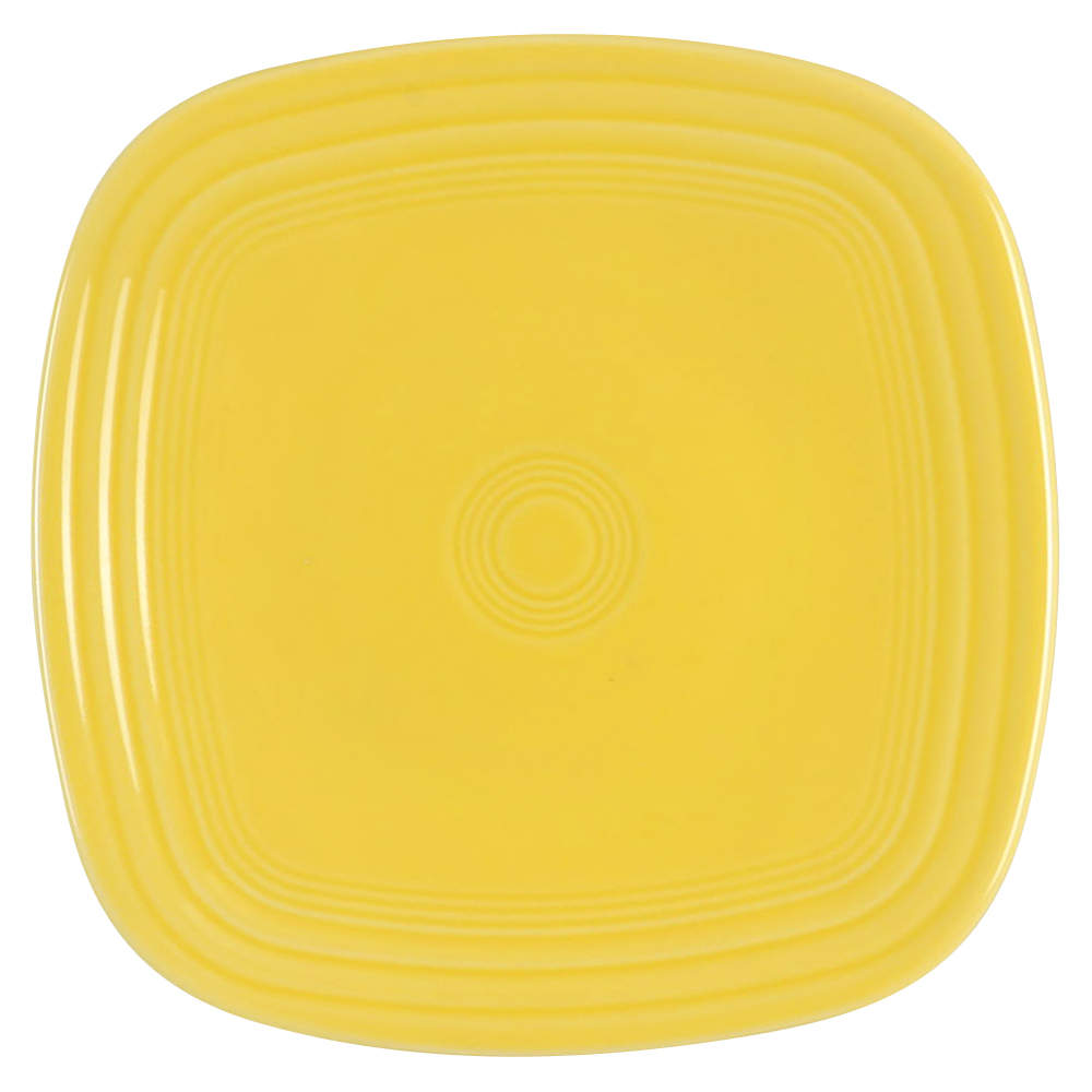 Fiesta Sunflower (Intro 2001) Square Salad Plate by Homer Laughlin -1