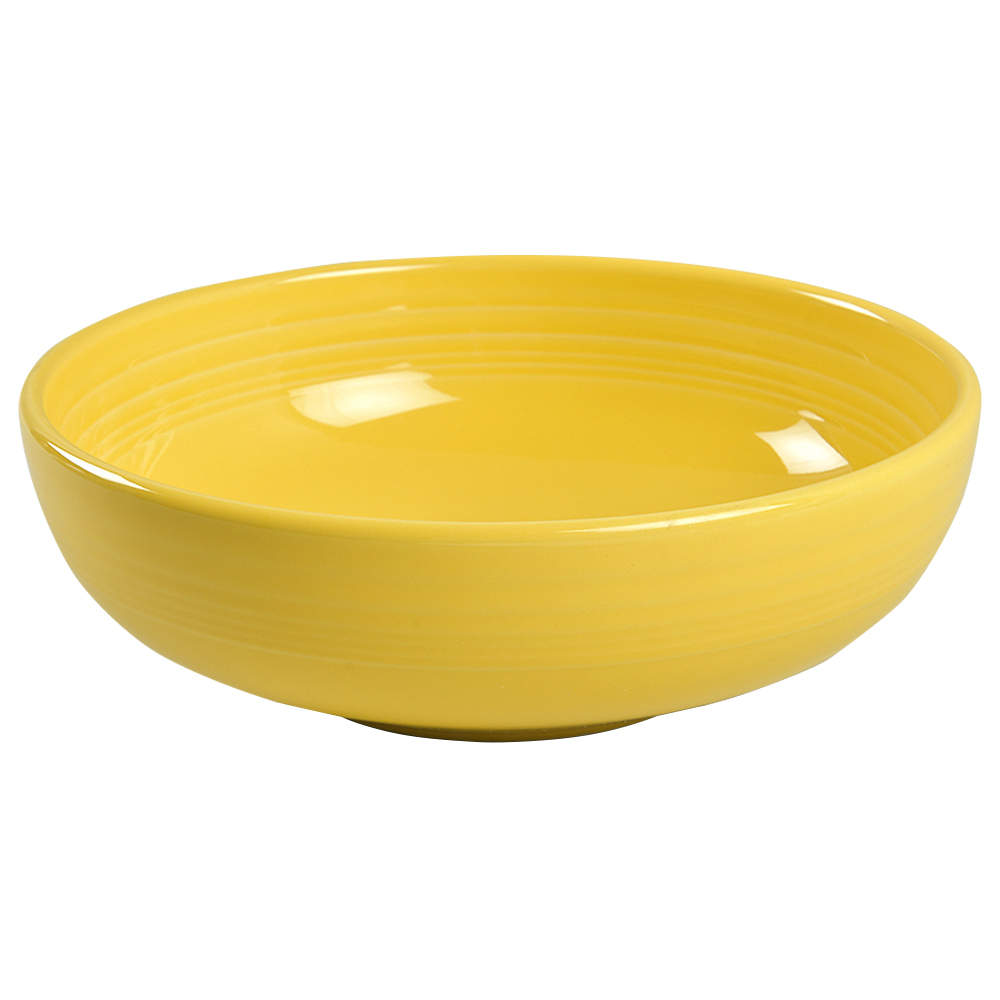 Fiesta Sunflower (Intro 2001) 9" Bistro Bowl by Homer Laughlin -1