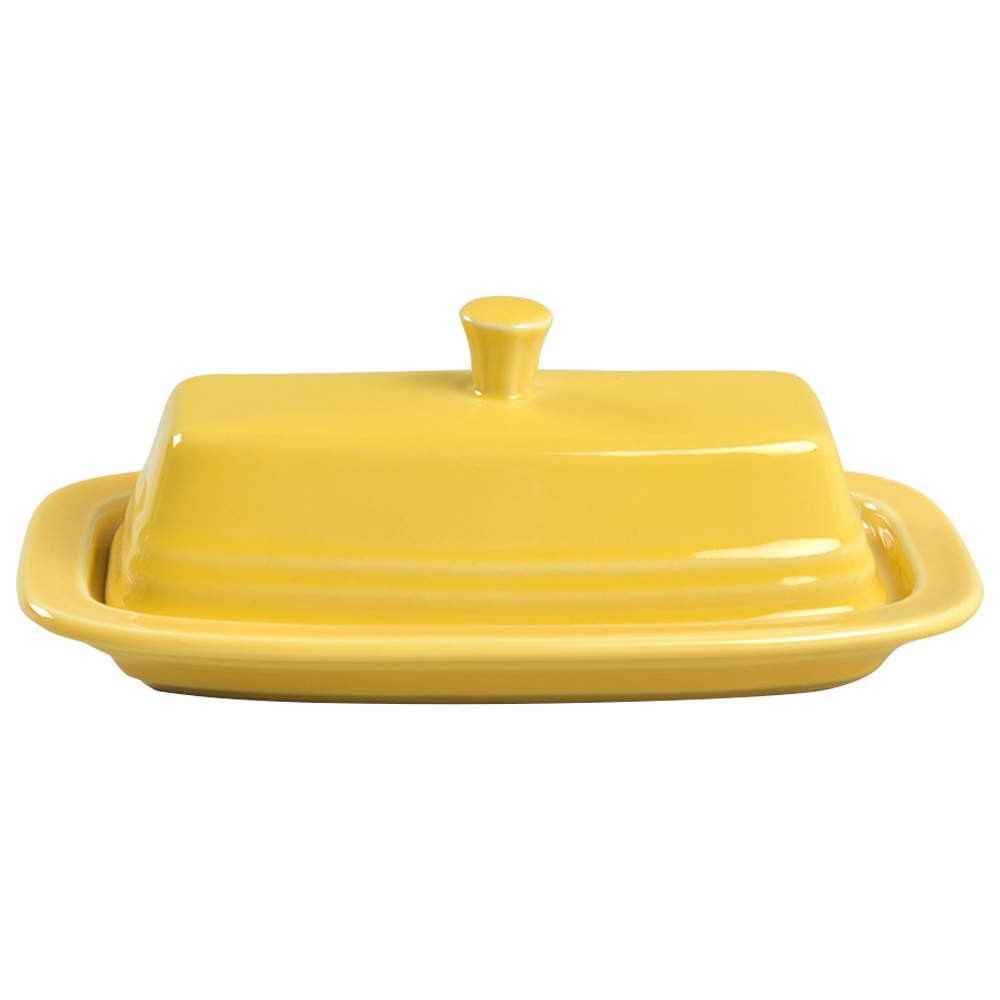 Fiesta Sunflower (Intro 2001) 1/4 Lb Covered Butter by Homer Laughlin -1