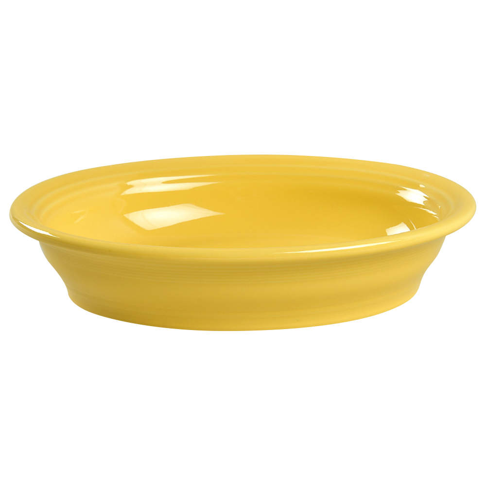 Fiesta Sunflower (Intro 2001) 10" Oval Vegetable Bowl by Homer Laughlin -1