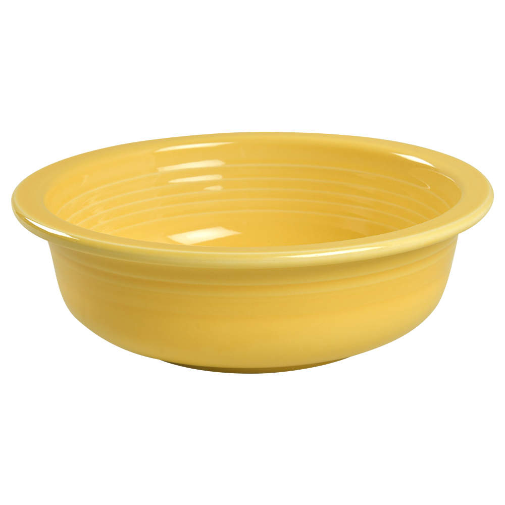 Fiesta Sunflower (Intro 2001) 8" Round Vegetable Bowl by Homer Laughlin -1