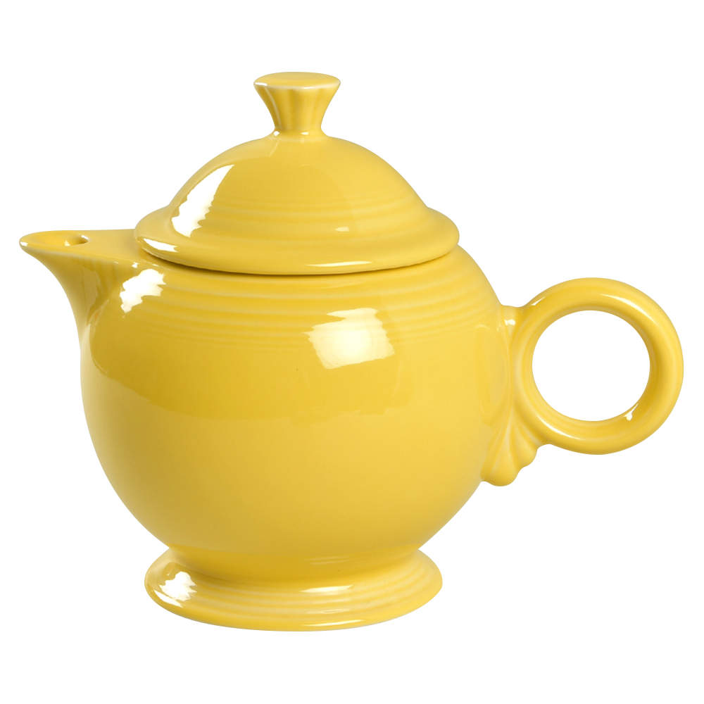 Fiesta Sunflower (Intro 2001) Teapot & Lid by Homer Laughlin -1