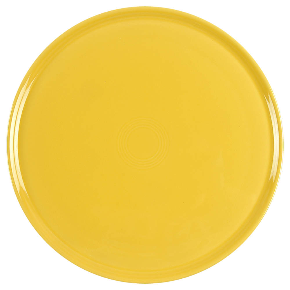 Fiesta Sunflower (Intro 2001) Round Baking Serving Platter by Homer Laughlin -1