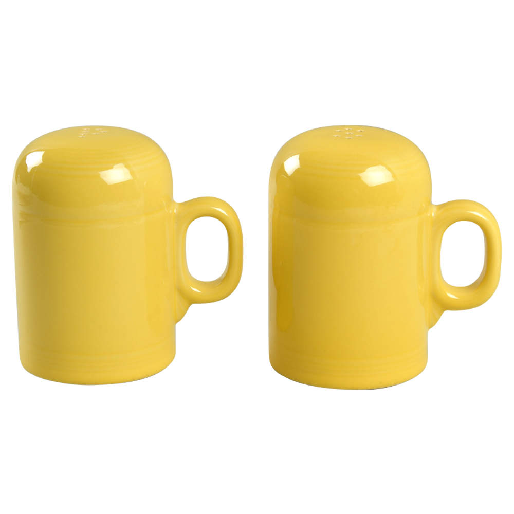 Fiesta Sunflower (Intro 2001) Stove Top Salt & Pepper Set by Homer Laughlin -1