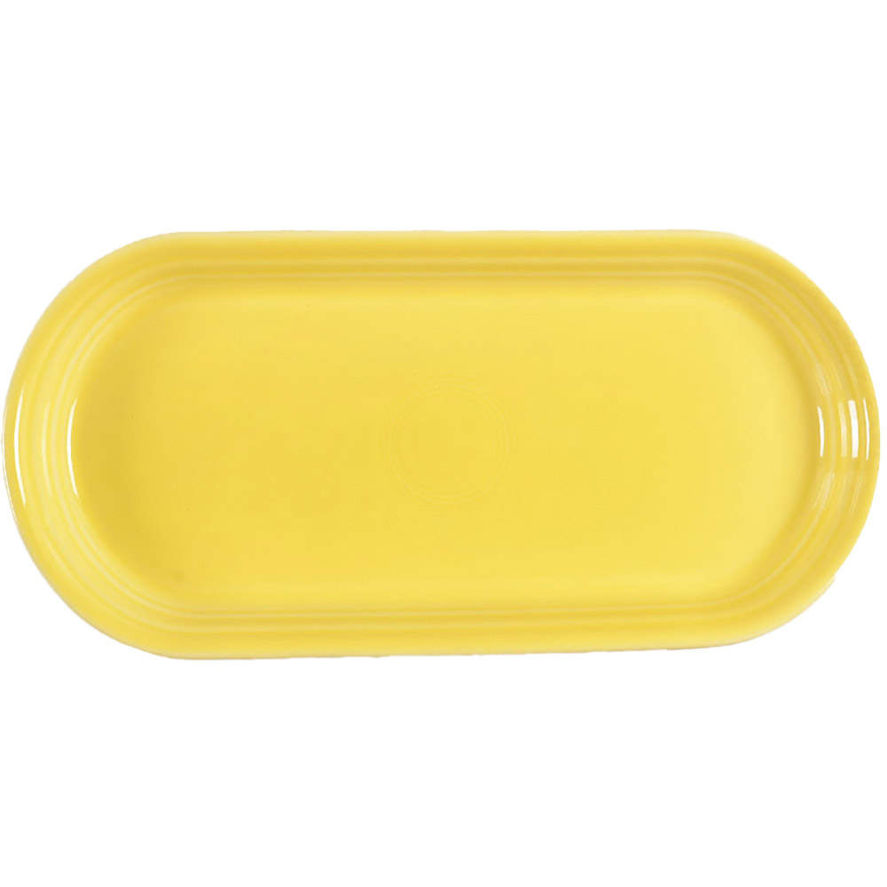 Fiesta Sunflower (Intro 2001) 12" Oblong Serving Platter by Homer Laughlin -1