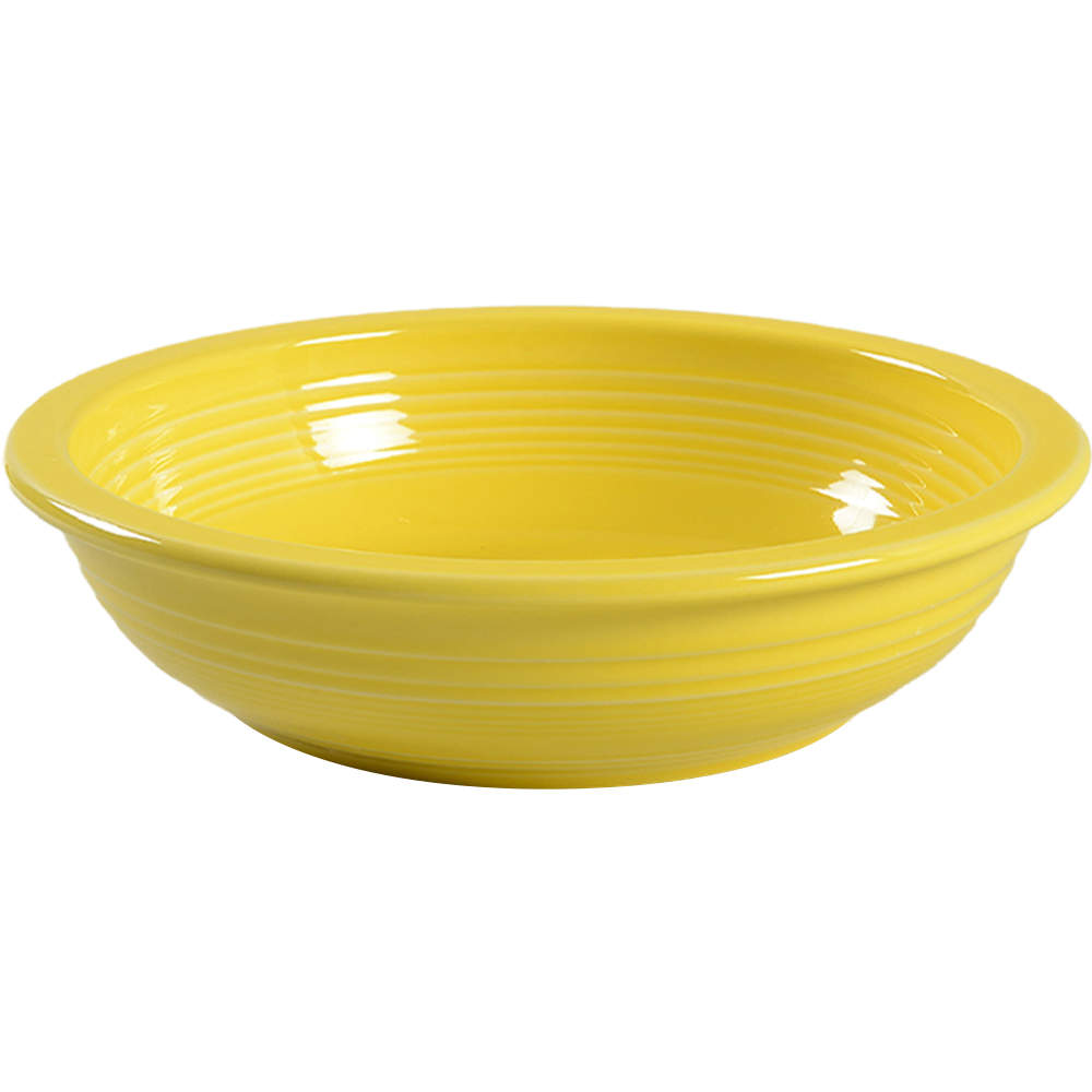 Fiesta Sunflower (Intro 2001) 8" Individual Pasta Bowl by Homer Laughlin -1