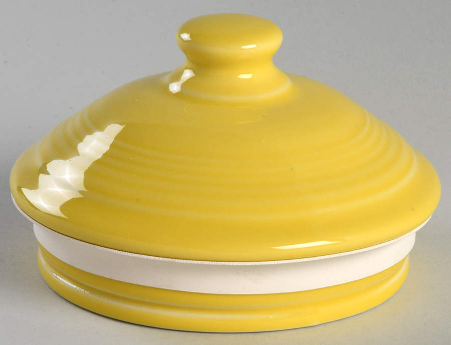 Fiesta Sunflower (Intro 2001) Lid for Small Canister by Homer Laughlin -1