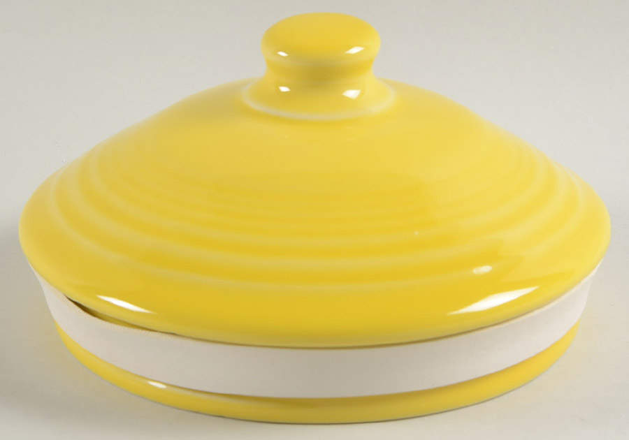 Fiesta Sunflower (Intro 2001) Lid for Medium Canister by Homer Laughlin -1