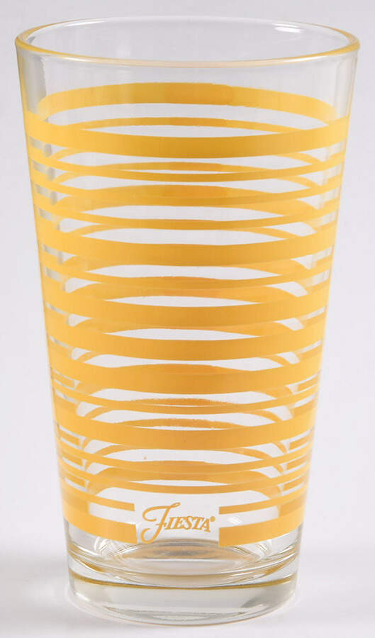 Fiesta Sunflower (Intro 2001) Glassware Highball by Homer Laughlin -1