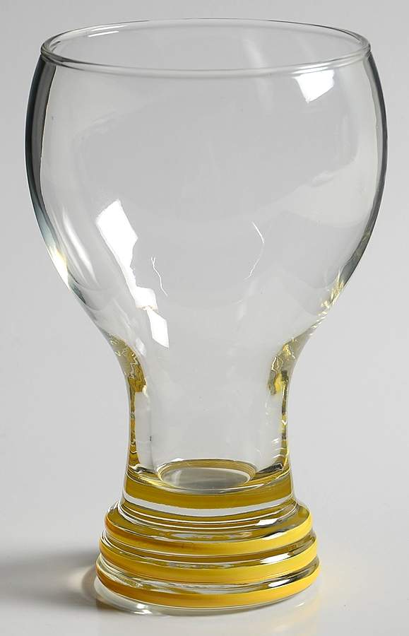 Fiesta Sunflower (Intro 2001) Glassware Goblet by Homer Laughlin -1