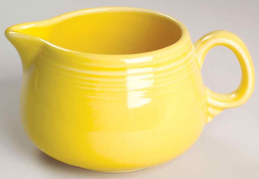 Fiesta Sunflower (Intro 2001) Creamer by Homer Laughlin -1