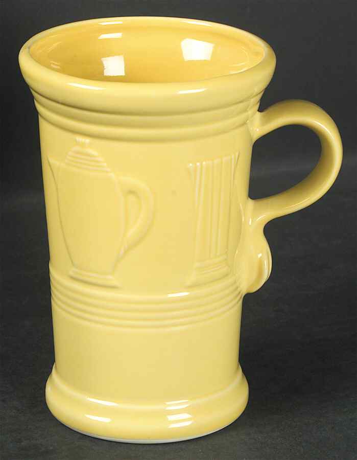 Fiesta Sunflower (Intro 2001) Cappuccino Mug by Homer Laughlin -1
