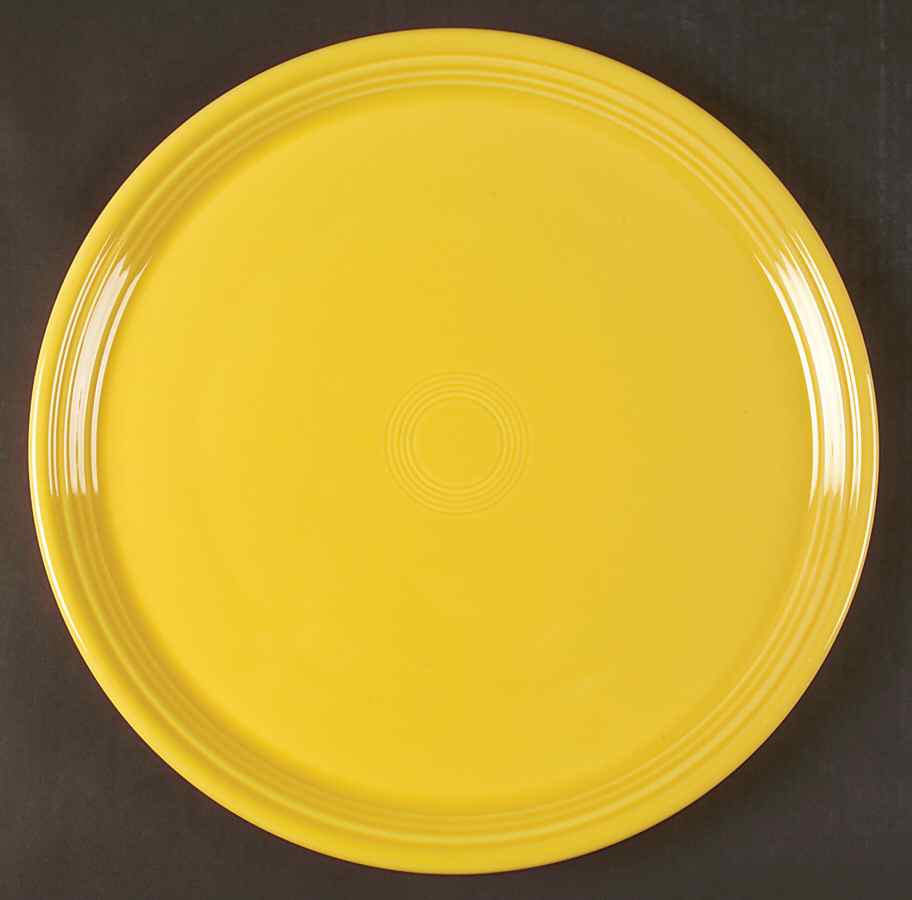 Fiesta Sunflower (Intro 2001) 15" Pizza Tray by Homer Laughlin -1