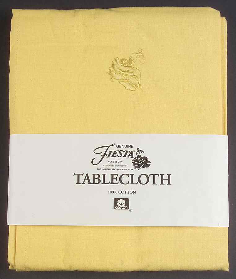 Fiesta Sunflower (Intro 2001) 54" Square Tablecloth by Homer Laughlin -1