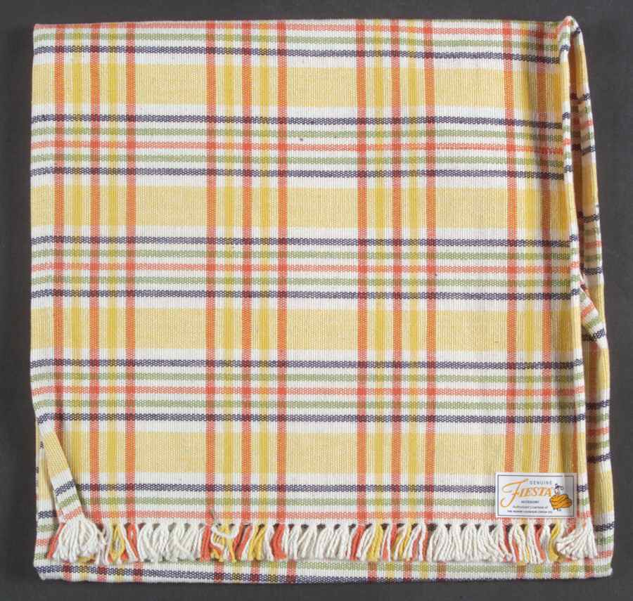 Fiesta Sunflower (Intro 2001) 13" x 36" Cloth Table Runner by Homer Laughlin -1