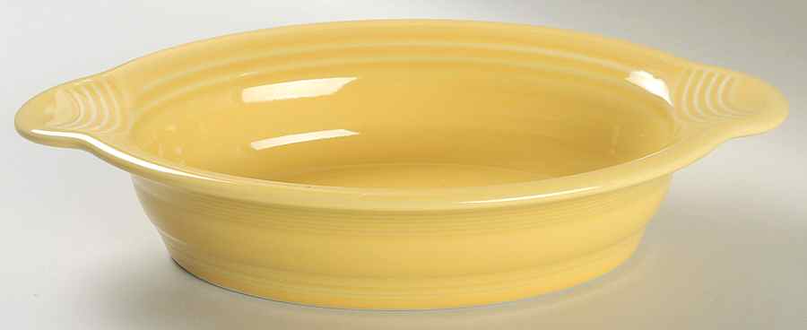 Fiesta Sunflower (Intro 2001) 11" Oval Baker by Homer Laughlin -1