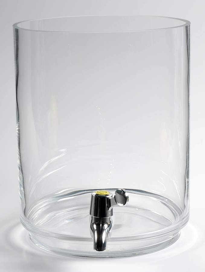 Fiesta Sunflower (Intro 2001) 9 Qt Glass Beverage Dispenser Glass Container by Homer Laughlin -1