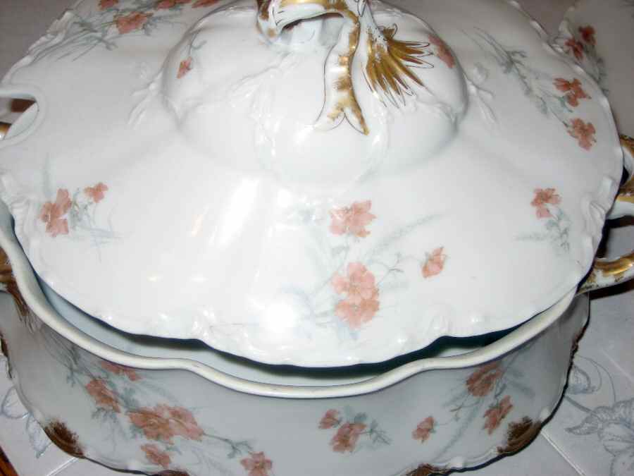 Schleiger 254I Tureen &  Lid by Haviland-1