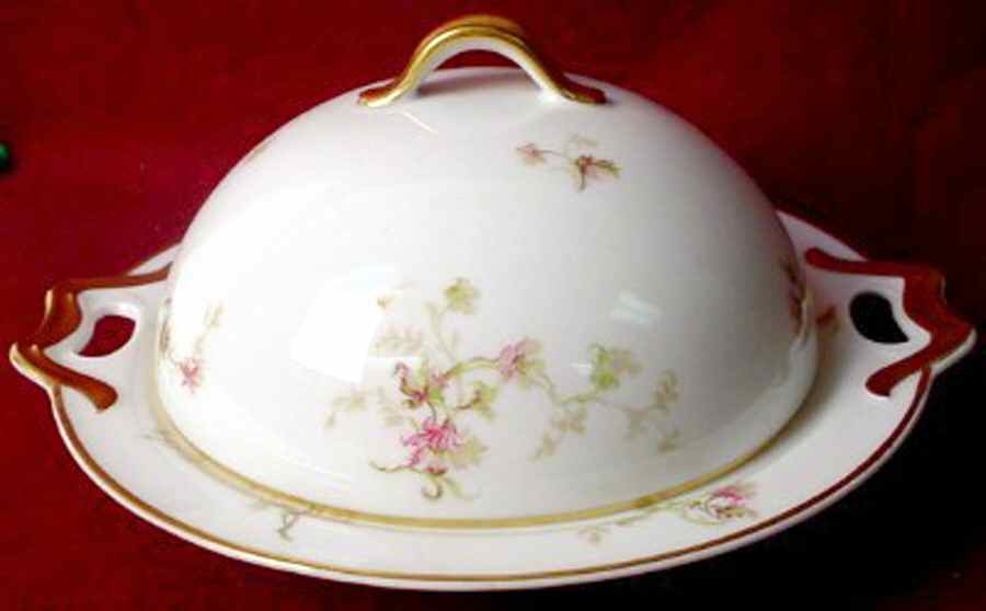 Schleiger 256 Round Covered Butter by Haviland-1