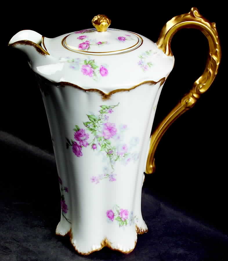 Schleiger 261b Chocolate Pot & Lid by Haviland-1