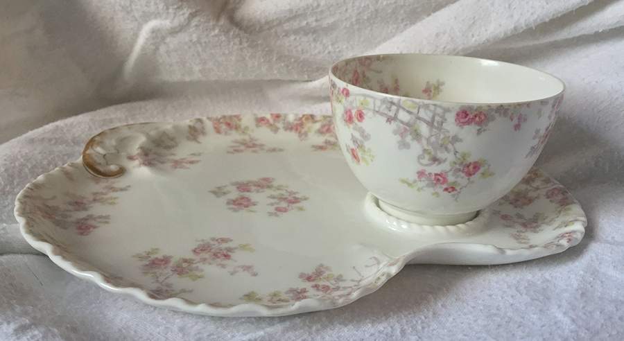 Schleiger 265a Snack Plate & Cup Set by Haviland-1